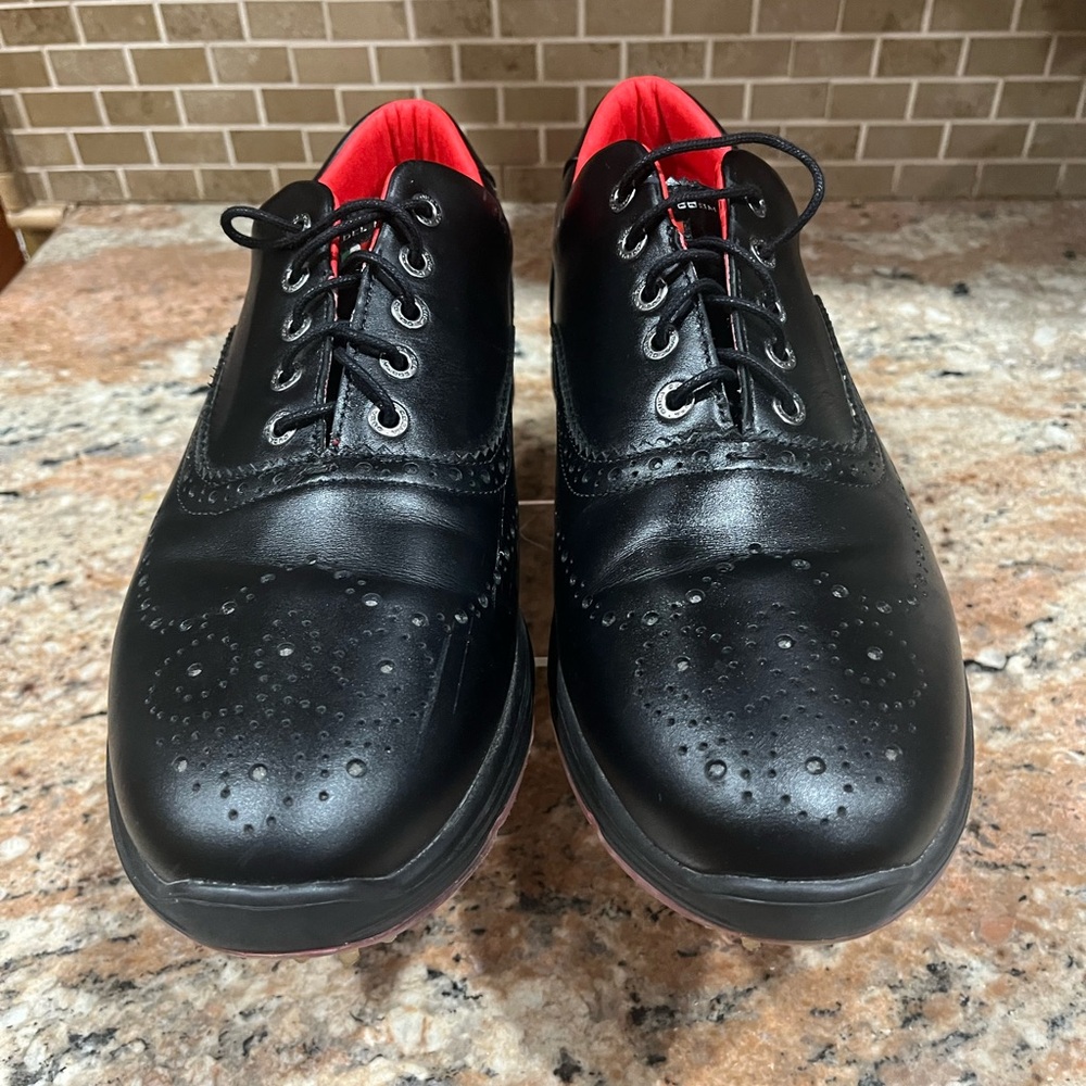 EUC Men’s Duca Del Cosma Golf Shoes. Sz11.5-12. Red and Black